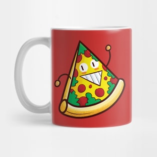 Cute Pizza with Happy Expression Mug